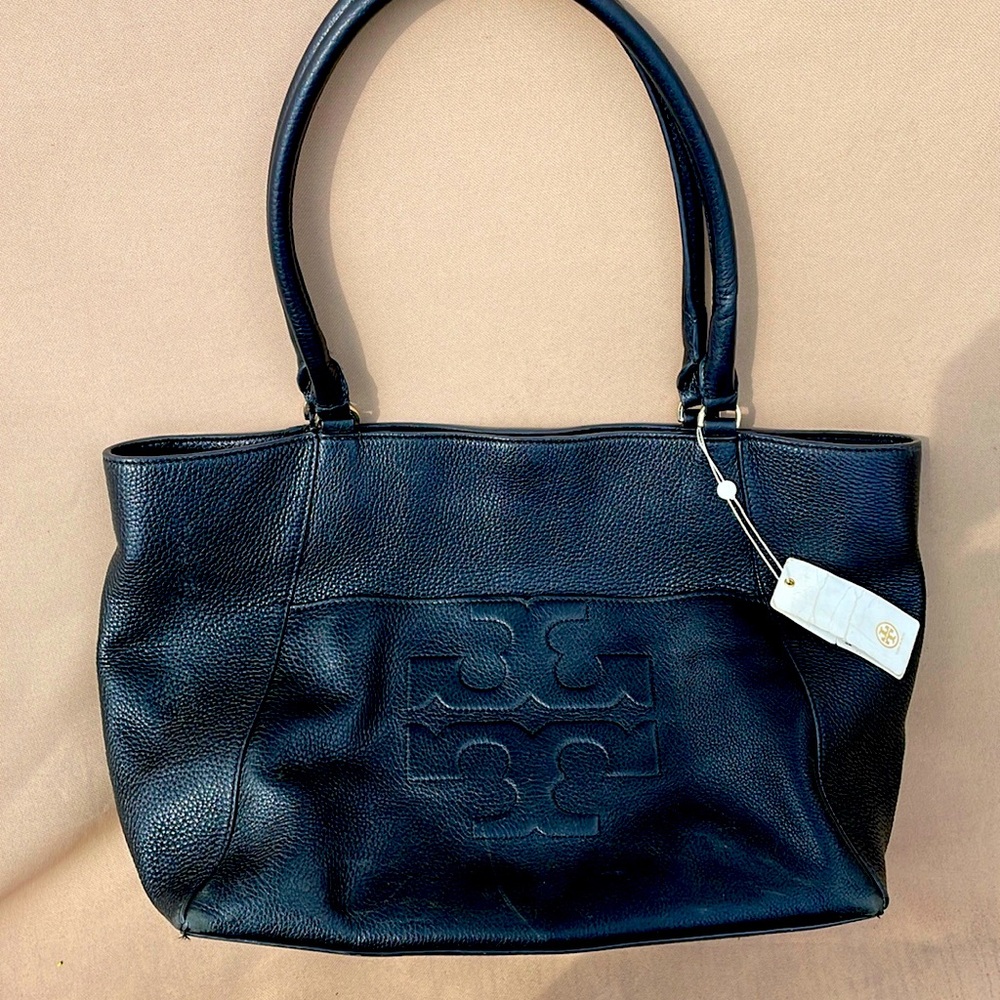 Tory Burch Pebble Leather Tote